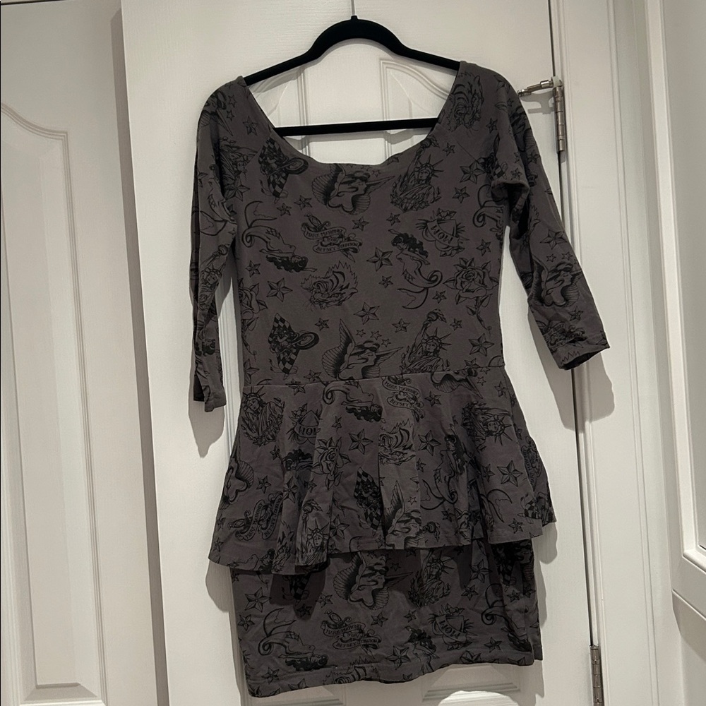 Y2K Betsey Johnson x Mark Mahoney Tattoo Dress - Picture 2 of 10